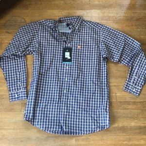 Men’s Ariat Long-Sleeve Plaid Shirt
